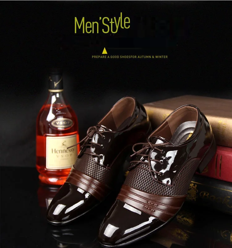 Leather Shoes For Men Young Korean Version Of big Code Men Shoes Zapatos De Baile Latino Latin Dance Shoes Banquet Dance Male