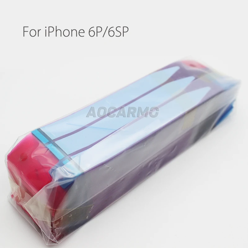 100Pcs/Lot Aocarmo Battery Adhesive Glue Tape Anti-Static Sticker Strip For iPhone 5S/6/6P/6S/6SP/7/7P/8/8P 4.7\
