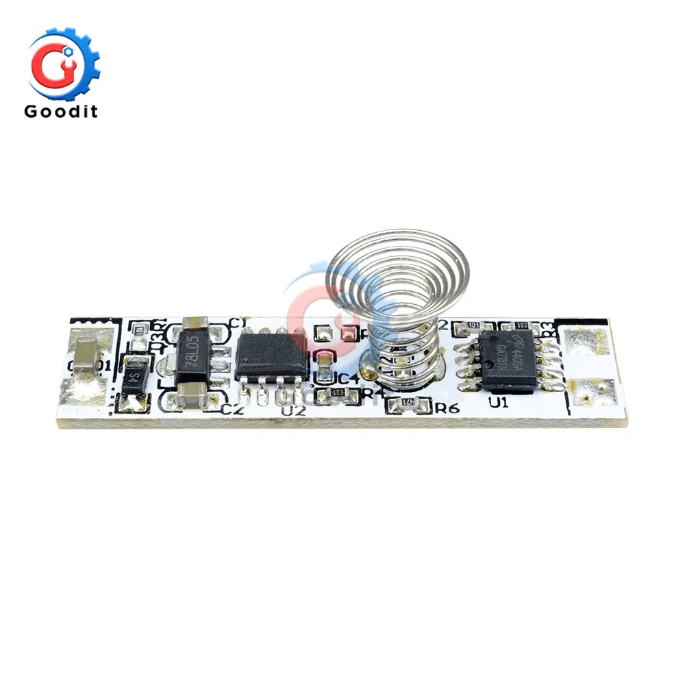 Touch Switch 9V-24V 30W 3A Capacitive Sensor Module LED Dimming Control Lamps Active Components Three Mode Hard Light Controller