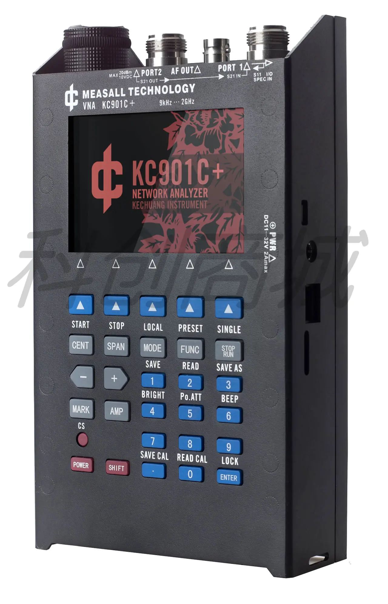 KC901C+Antenna and Feeder Analyser Network Tester Signal Source Field Intensity Meter Spectrum Sweep Fault Location 2G