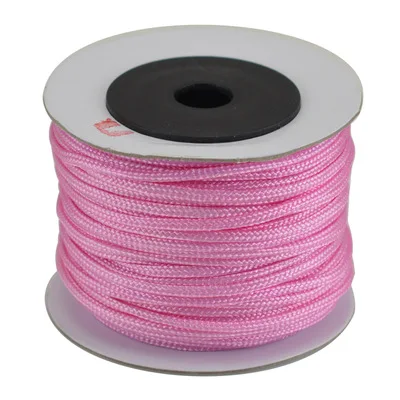 10m/lot 2mm Macrame Cord For Craft Bracelet Supplies Chinese Knot Thread String Beading Nylon Cord Tassels Findings Components