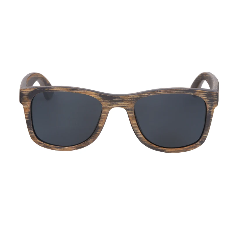 BerWer 4 Colors Polarized Bamboo Wood Sunglasses Women Men Mirror Coating Lenses Eyewear 2024