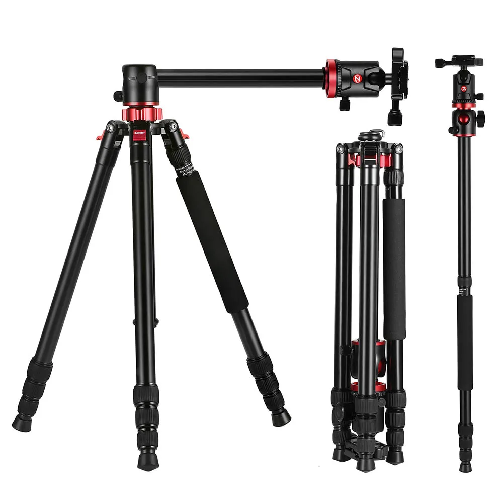 Zomei M8 Professional Camera Tripod 75-inch Portable Compact Aluminum GO System Tripod With Ball Head for Canon Nikon Sony DSLR