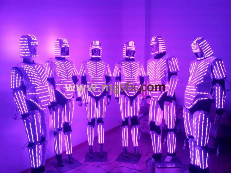 RGB LED Robot Dance Costume / LED suits / LED light Clothes for Stage Performance and Party