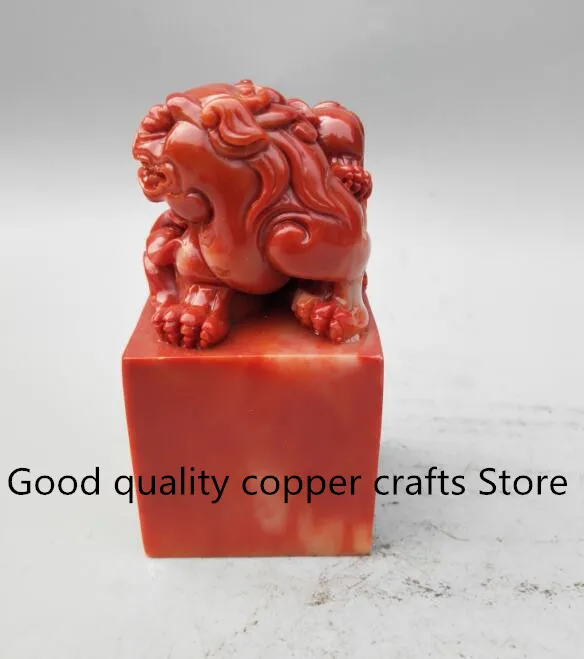 China Imitation shoushan stone son mother beast seal