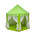one green tent