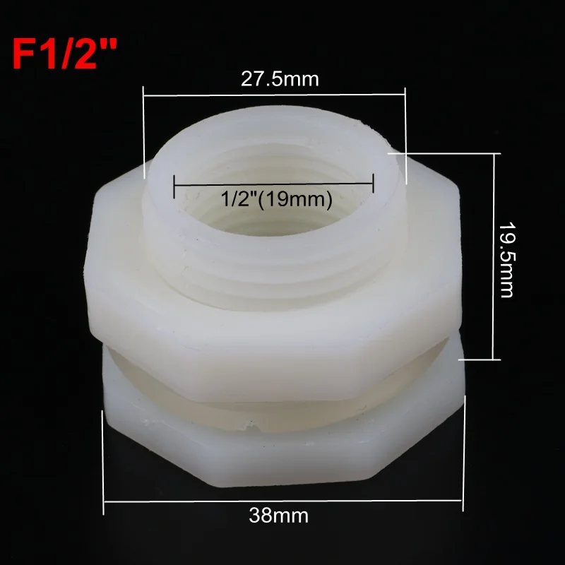 ABS ID 20mm 25mm 32mm złącze ryby zbiornik spustowy akcesoria do rur złącza akwariowe złącza rur hydraulicznych 1/2 cala 3/4 \