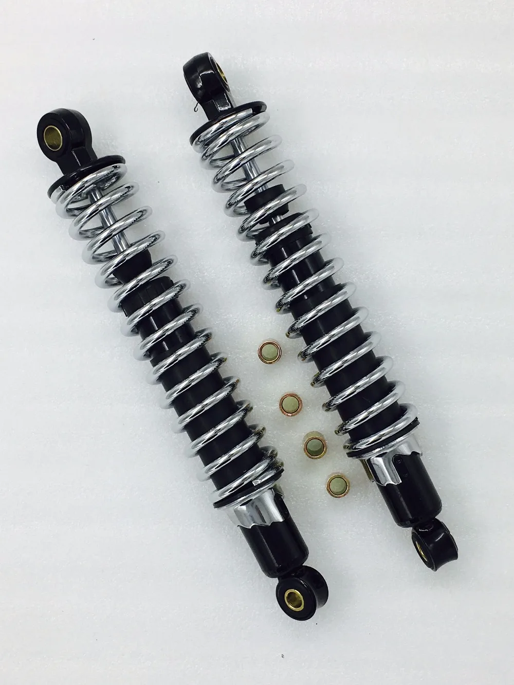 12.5'' 325mm 7mm spring Motorcycle Shock Absorbers for CB400 VF750 FZX750 XJR400 XJR1200 XJR1300 suzuki VS800 black+silver