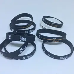 New Lens Bracelets Photographer silicone bracelet Wristbands Lens Zoom Creep for canon nikon DSLR camera free shiping