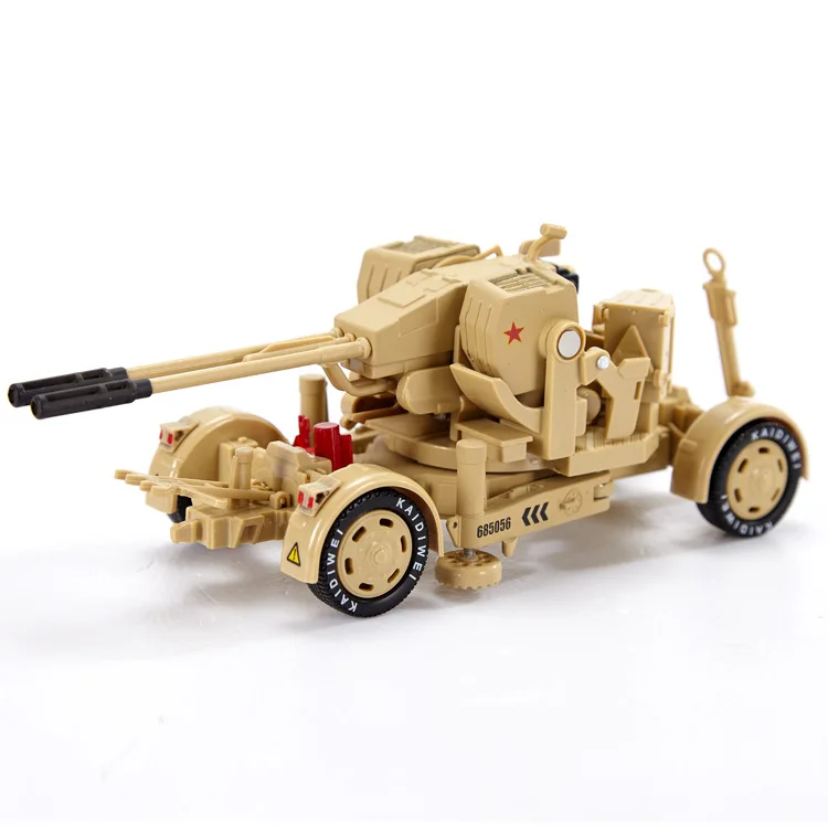 Best selling 1:35 double-tube launch gun military alloy model,simulation die-casting children\'s toy model car,free shipping