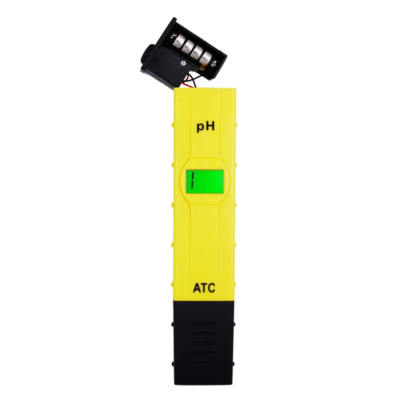 PH Meter Penguji Kualitas Air 0.01 PH Rentang Pengukuran Presisi Tinggi 0.00-14.00 dengan Bubuk Penyangga untuk Kolam Akuarium Hidroponik