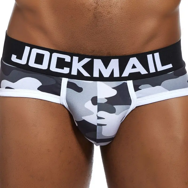 JOCKMAIL Men Underwear Briefs Mens Nylon Underpants Cueca Masculina U Pouch Male Panties Mens briefs Gay Underwear Ropa Pants