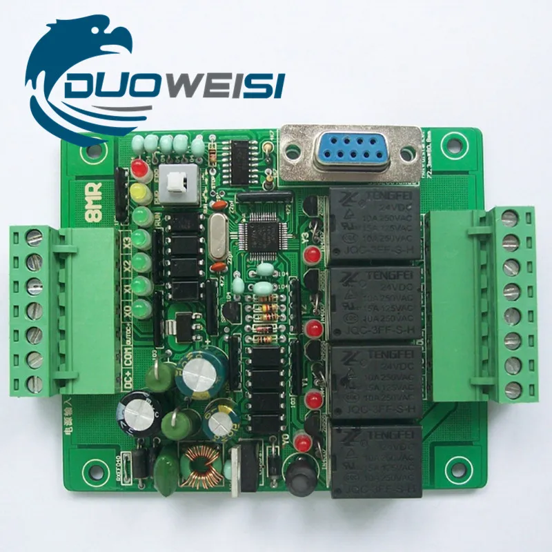 PLC IPC vorstands mikrocontroller steuerkarte relaiskarte PLC FX1N-8MR SRD24VDC FX1N 8MR