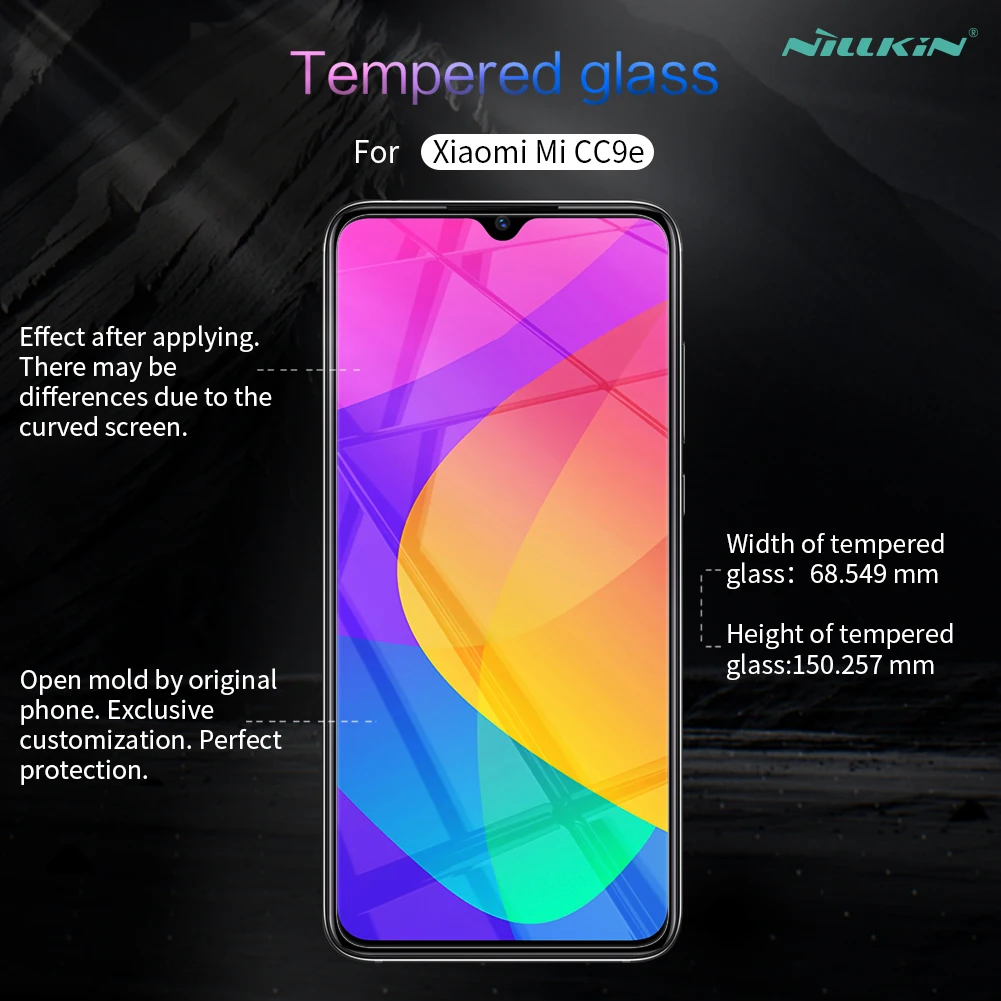 Tempered Glass for Xiaomi Mi CC 9 9E CC9 CC9E Nillkin Amazing H 0.33MM Screen Protector For Xiaomi Mi 9 Lite Glass