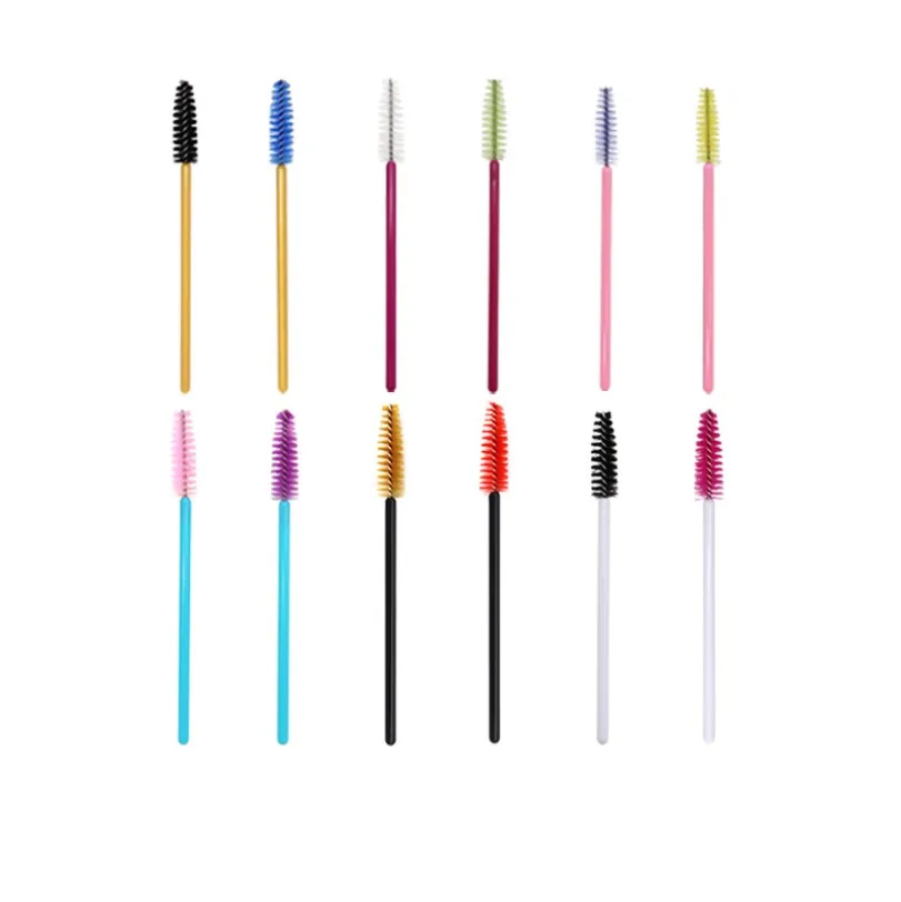 Eyelash Extension Disposable Eyebrow brush Mascara Wand Applicator Eye Lashes Cosmetic Brushes Set Makeup Tools YH1826