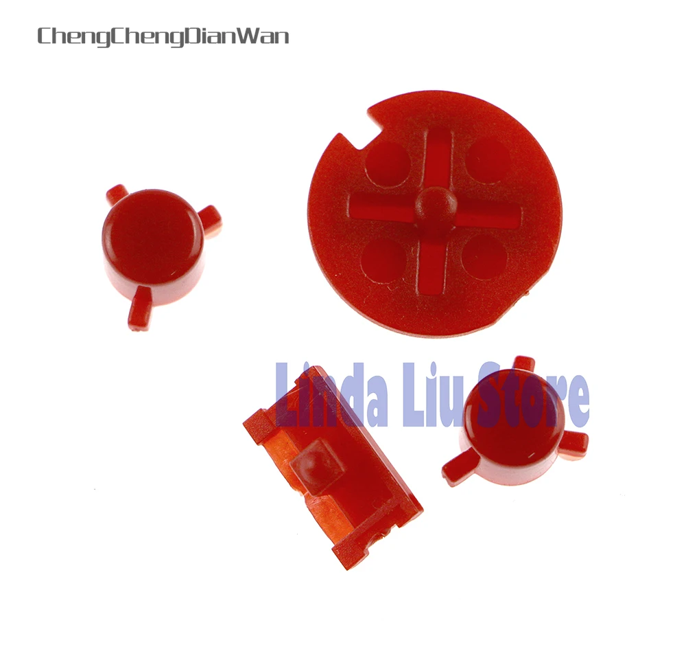 ChengChengDianWan 20sets 50sets A B Buttons Keypads for Gameboy Pocket GBP On Off Power Buttons for GBP D Pads Power Buttons