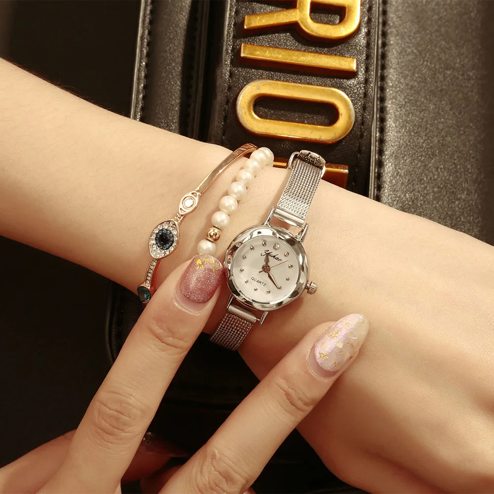 

Fashion Wrist Watch Women Luxury Diamond Womens Quartz Watches Silver Stainless Steel Ladies Dress Wristwatch zegarek damski new