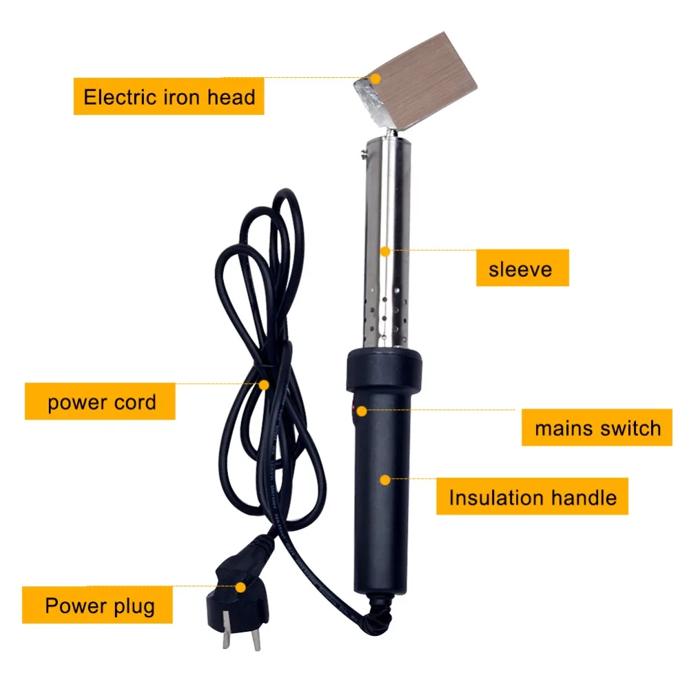 Tools for PU round belt Welding machine welding clamp+scissor+soldering iron with coating butt welding