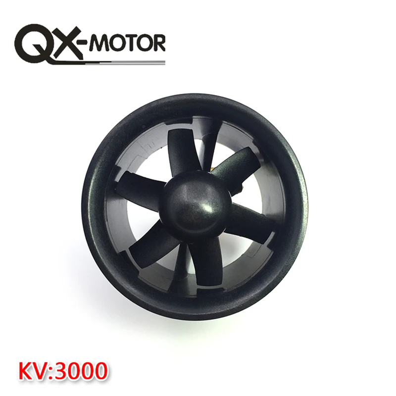 70mm Duct Fan 3000kv Motor Spindle-4mm Motor W/ 60A esc for Jet RC EDF Wholesale