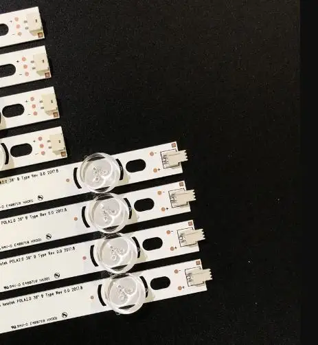 8PCS new 9LED STRIP 39LN5300 39LN5100  INN0TEK POLA 2.0  39LA620S for 39INCH