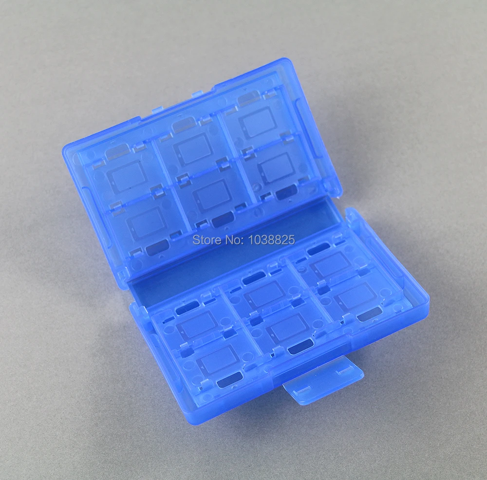 Nintendo switch用の12 2スロットのプラスチック製収納ボックス,ビデオゲームカード用の複数の保護ケース