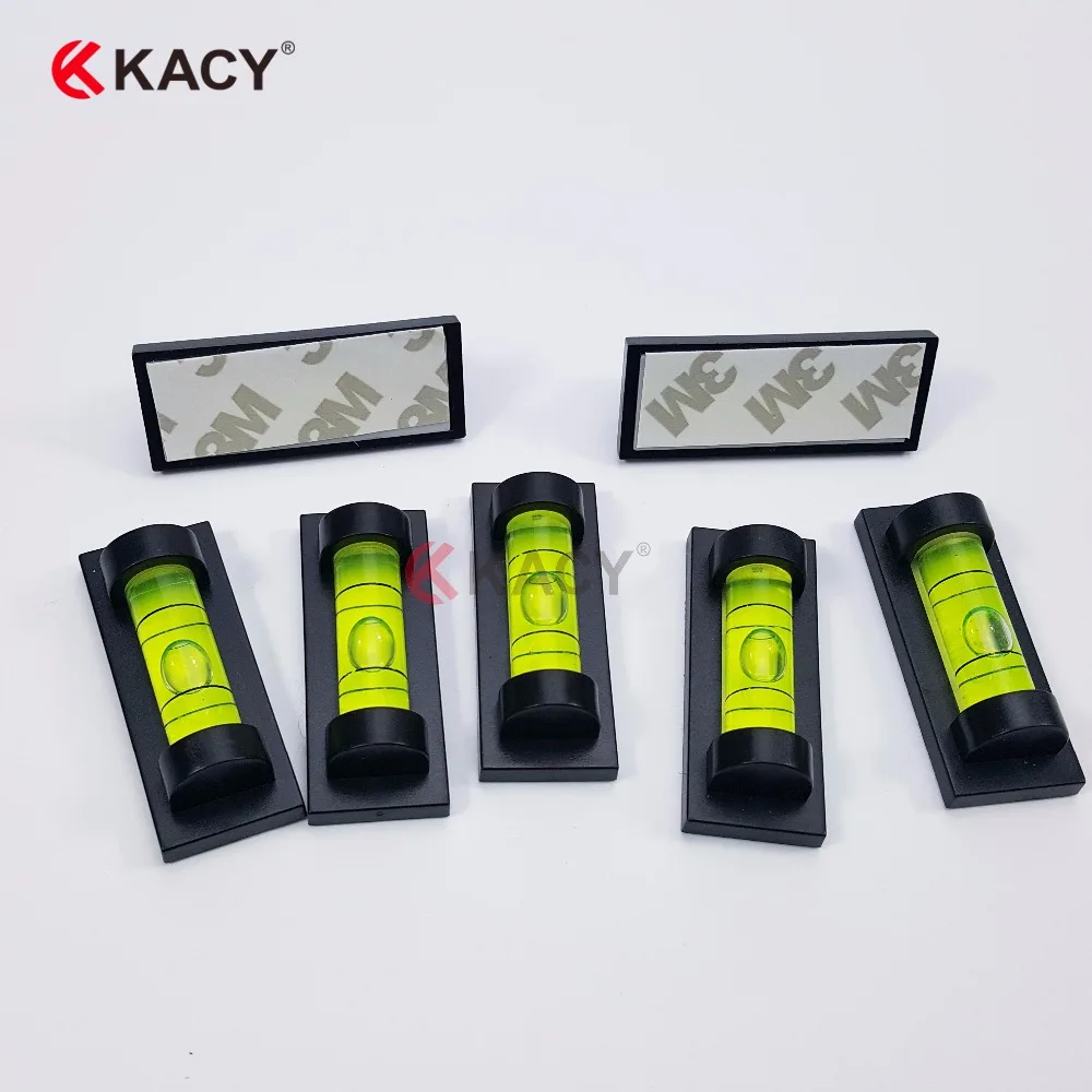 KACY 50pcs/lot  black base indicate level MINI gift spirit level with magnetic