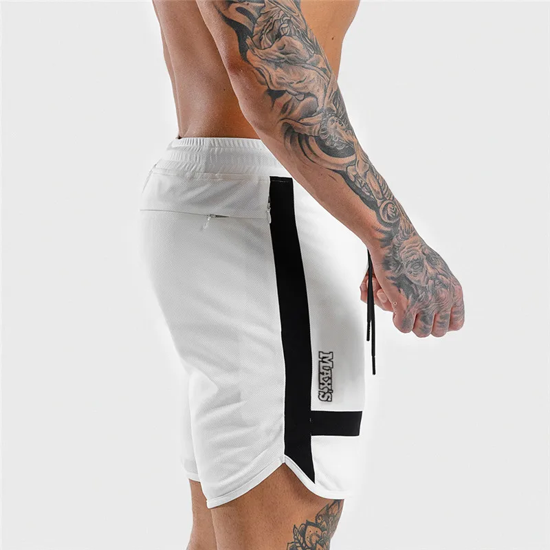 GITF Men Shorts Sport Training Shorts Men Running Shorts Mans Gym Fitness Joggers Sweatpants Jumper's Basketball Shorts Black