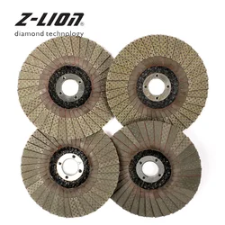 Z-LEAP 4PCS Diamond Flap Disc Sanding Grinding Disc 4