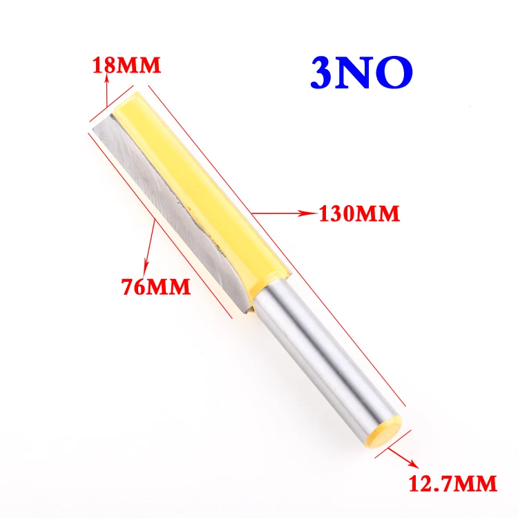 1Pcs 1/2" Shank Long Cleaning Bottom Router Bit Cutter CNC Woodworking Clean Bits