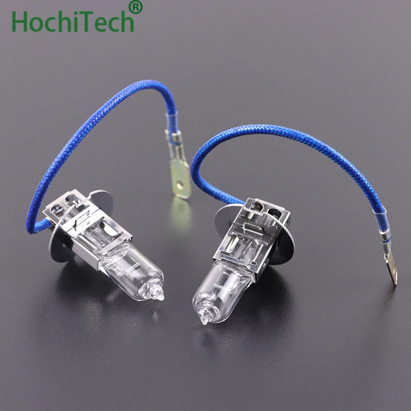 Top Quality H3 Light Halogen Lamp 4500K 12V 100W 55W 3000Lm Xenon Warm White Quartz Glass Car HeadLight Replacement Bulb