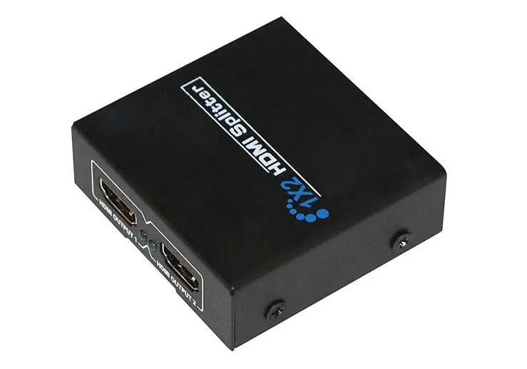 Nieuwe Hdmi Splitter 1 In 2 Out Schakelaar Versterker Dual Display 3D 4K Hdmi Adapter 1X2 Voor multimedia Video Audio Hdtv Hd Dvd PS3