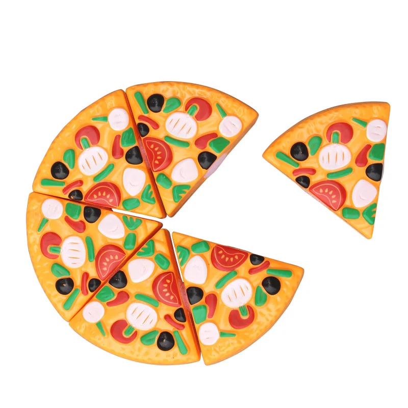 

Children Play Kitchen Toys Toy And See Simulation Cut The Pizza Joy Unisex Finished Goods Plastic Food 2021