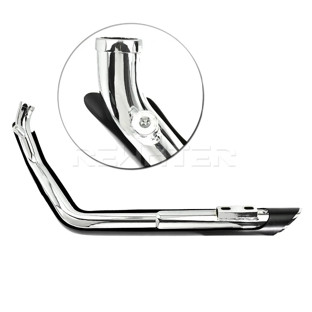 Motorcycle Shortshots Staggered Exhaust Pipes System Piper For Harley Sportster Iron XL883 1200 48 72 2004-2016 2017 2018