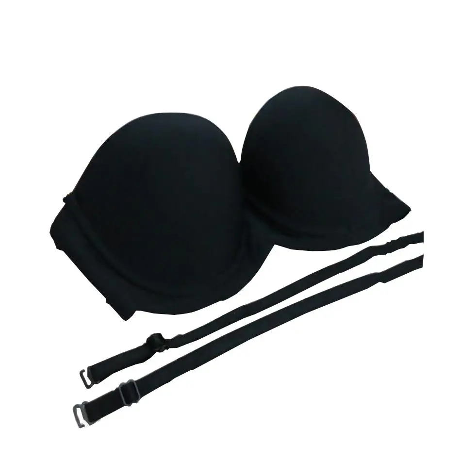 Mojhini-Sujetador push Up sin costuras para chica, ropa interior sexy Convertible, con relleno de acetato, AB 70 75 80