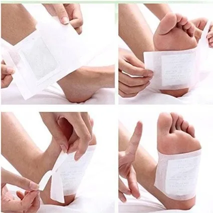 100pcs Patches Adhesives Detox Foot Patch Bamboo Pads Patches With Adhesive Improve Sleep Beauty Slimming Patch Relieve stress