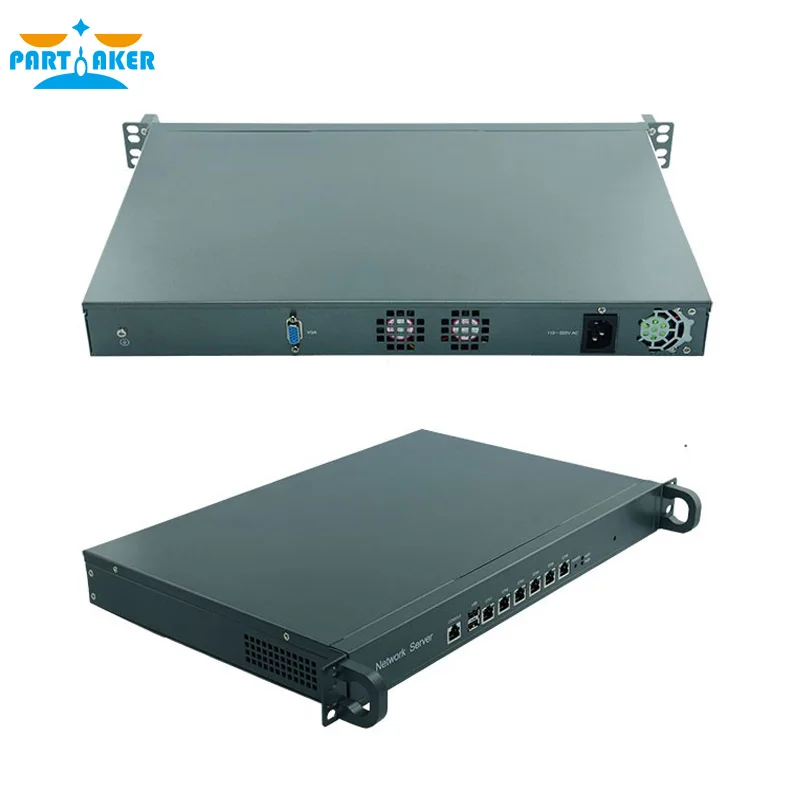 Intel LGA1155 I5 3470 Proecssor 1U Netwerk Hardware Firewall Apparaat Security Router 6 Lan Pfsense Netwerk Firewall Apparaat