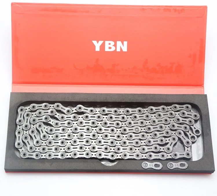 

YBN Ti-Nitride 11-Speed Bike Chain, Black 116L with QR Link