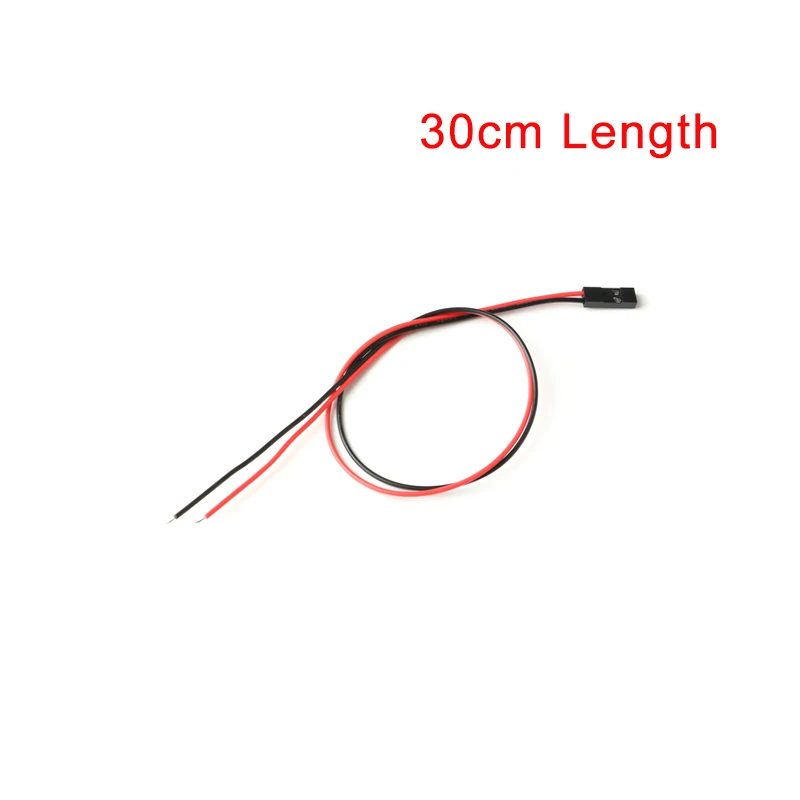 10pcs/lot 2PIN 2 Pin Female Jumper Connector Wire 24AWG 2P Dupont Cable For 3D Printer 10CM/20CM/30CM Length