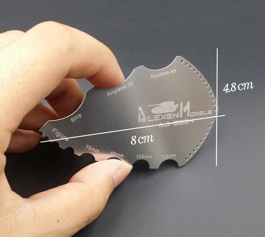 Alexen Model Parting Line Scraper Hand Tool for Military Model Hobby Kits AJ0004