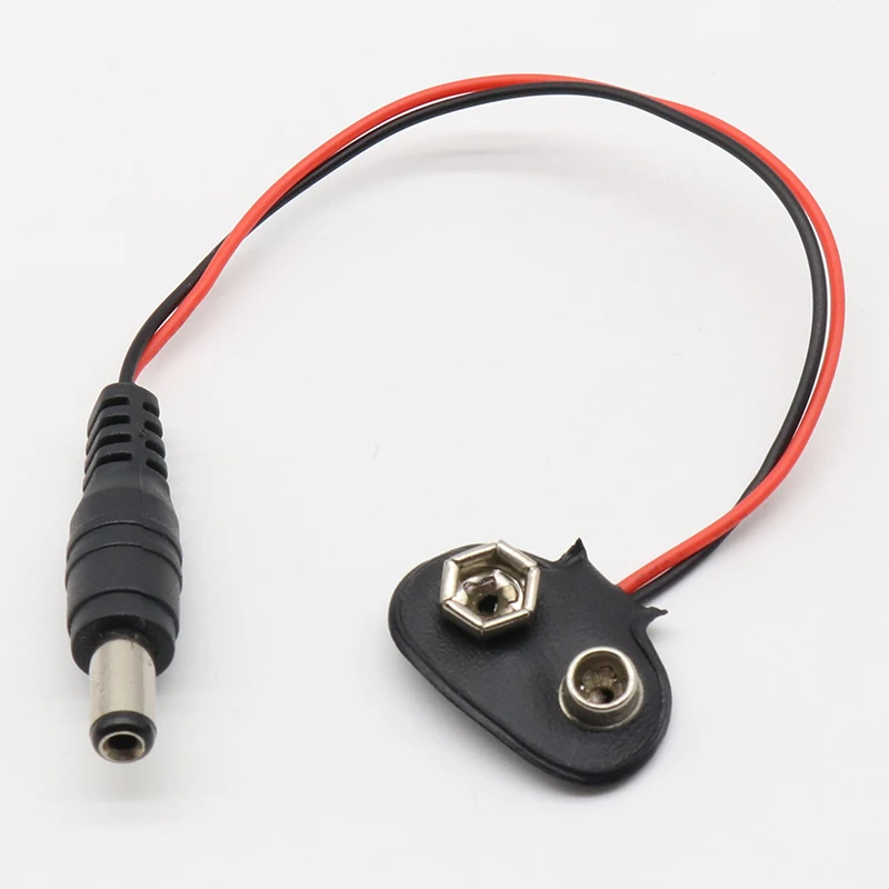 10 pcs /lot UNO R3 9V Battery Connector 9V battery clip for arduino in stock top quality