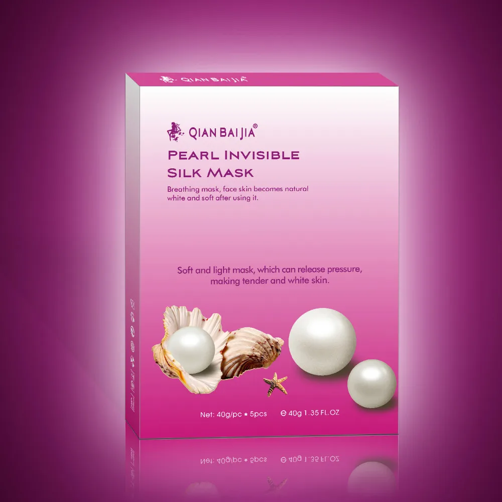 

5 PCS New Beauty Products Pearl Invisible Nourishing Silk Face Lifting Mask