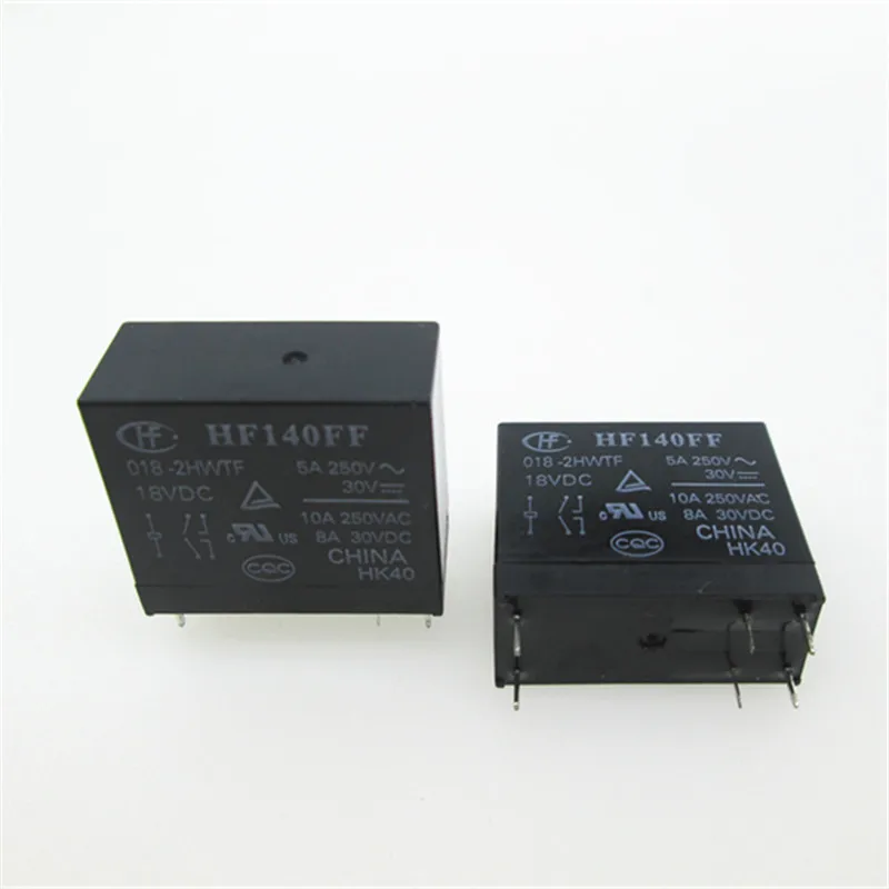 

NEW 18V relay HF140FF-018-2HWTF 18VDC HF140FF-018-2HWTF-18VDC HF140FF-0182HWTF HF140FF0182HWTF 18V 18VDC DC18V 5A 250VAC DIP6