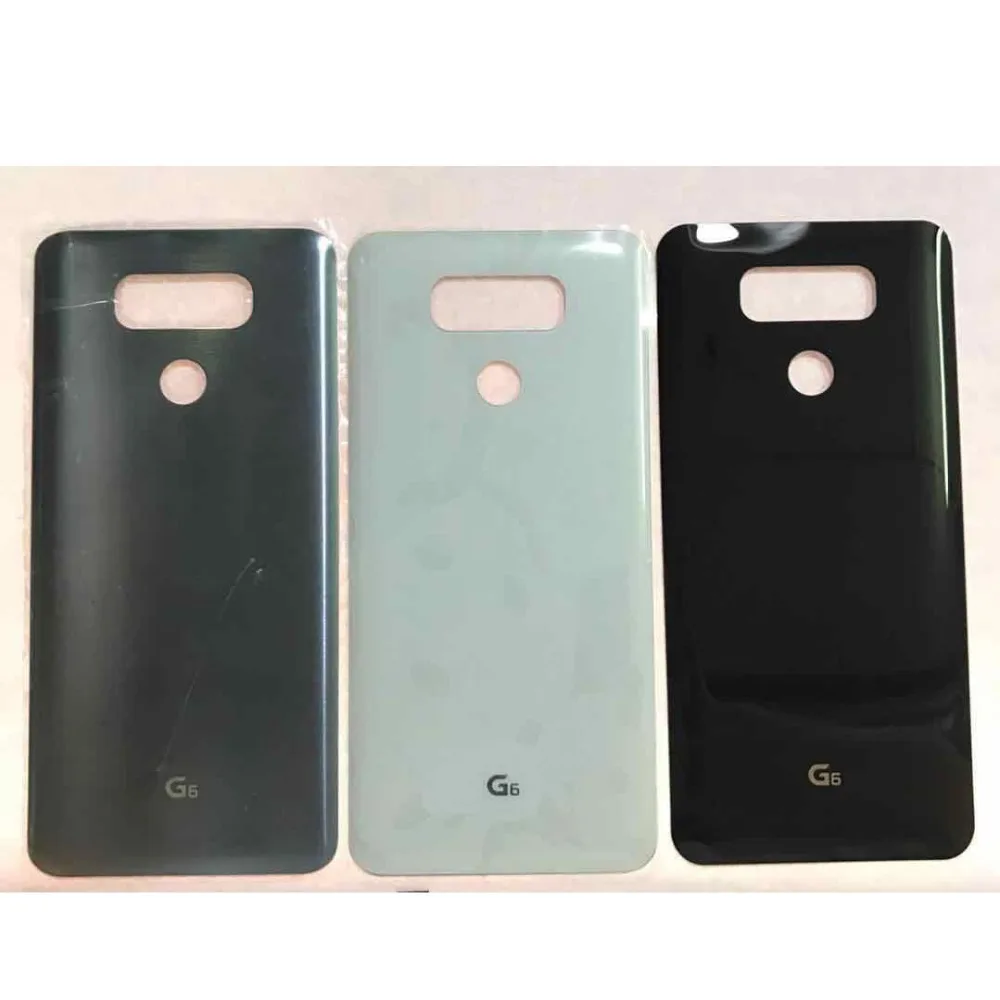 For LG G6 H870 G600 VS997 VS988 Back Battery cover Bezel with 3M Glue Double Sided Adhesive Sticker Tape For LG G6 Repair Part