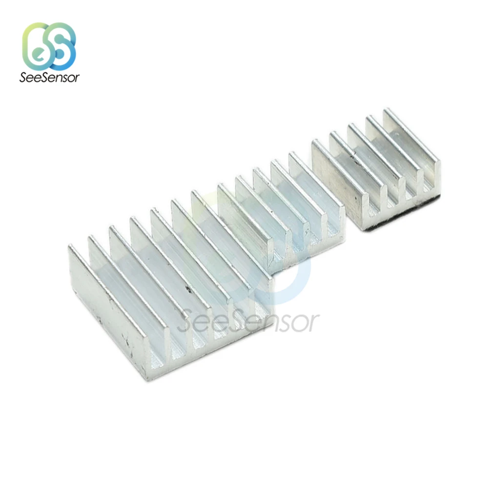 Adhesive Aluminum Heatsink Radiator Heat Sink Cooling Pads For Electronic Chip IC 3D printer Raspberry PI