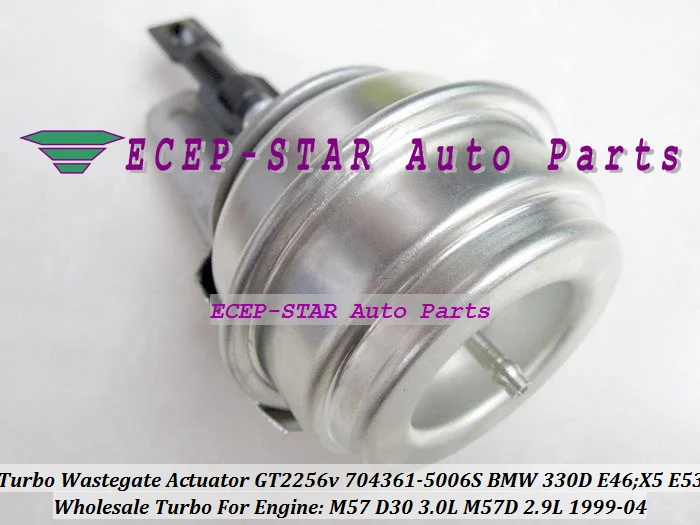 Turbo Wastegate Actuator GT2256V 704361-5006S 704361 Turbocharger For BMW 330D 330 D E46 X5 E53 1999-03 M57 D30 M57D 3.0L 2.9L D