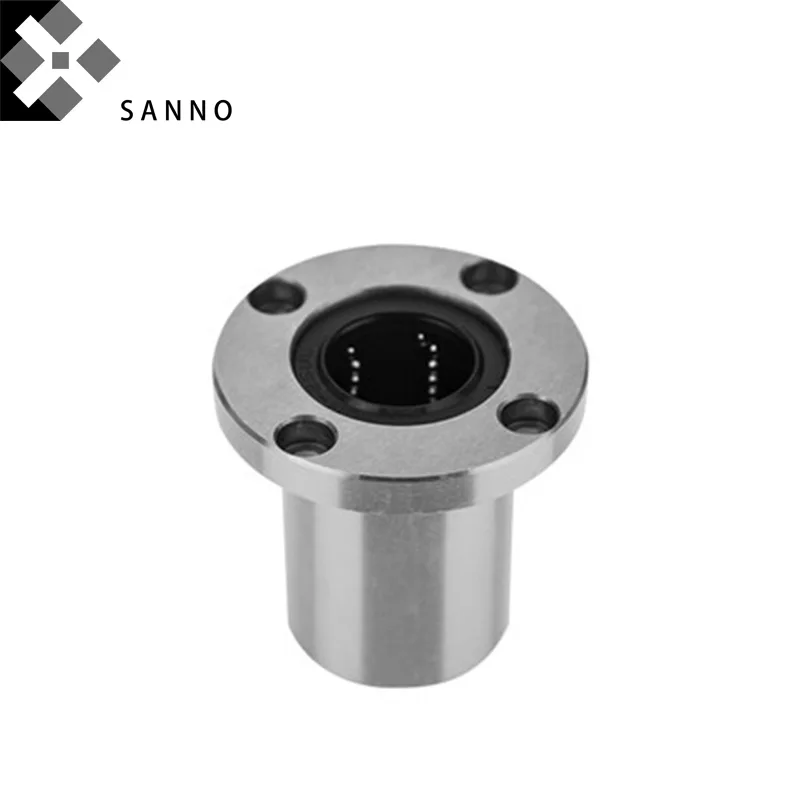 Rodamiento lineal de alto rendimiento LMF6UU LMF40UU, rodamiento lineal de montaje de brida extendida, rodamiento de bola de brida circular LHFR