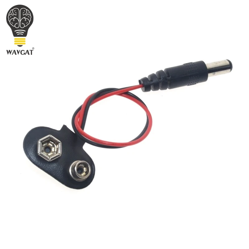 90 DC 9V Battery button power plug for Arduino Mega 2560 1280 UNO R3 132 9V battery buckle