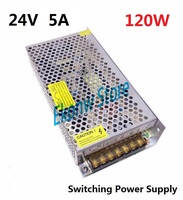 120W 24V 5A Switching Power Supply Factory Outlet SMPS Driver AC110-220V to DC24V Transformer for LED Strip Light Module Display