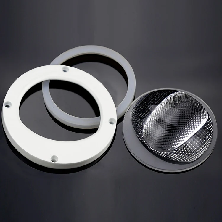 Diameter 92 mm 150 Degree COB Anti-glare Street Light Lens