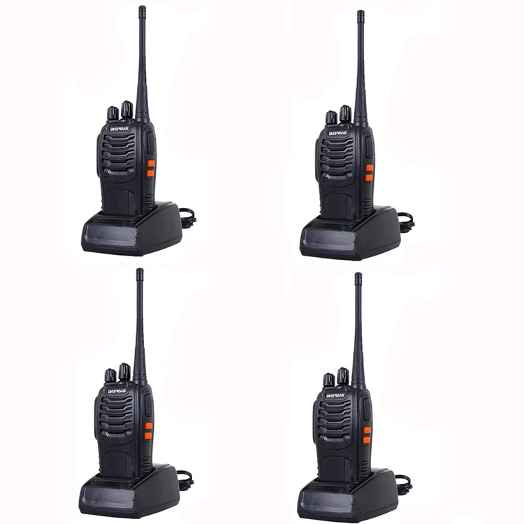 4PCS Walkie Talkie tolki Pofung 888s Baofeng Bf-888s For Two Way Radio Station waki taki Uhf Cb Radio Handheld Radio Transceiver